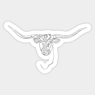 Bull Design Sticker